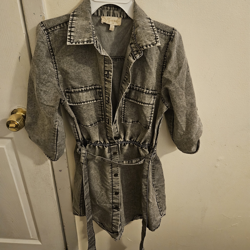 Indulge Gray Kids Casual Dress